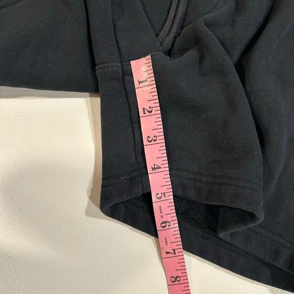 Hollister Women’s Small Black Fleece Sweat Shorts Soft Cozy Drawstring Lounge Sh - Picture 7 of 7